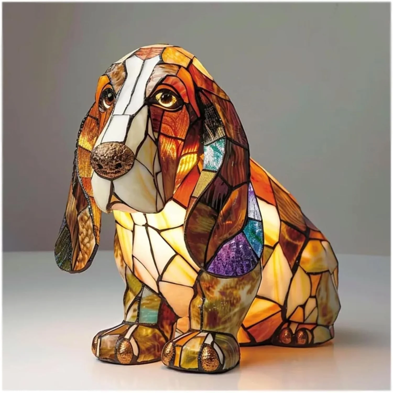 Decorative Resin Dog Table Lamp Accent Light Accent Table Lamp - Image 5